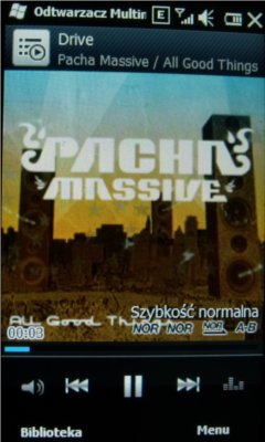 Samsung Omnia Lite - odtwarzacz muzyczny