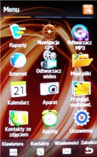 Test telefonu Samsung Pixon12 - menu główne